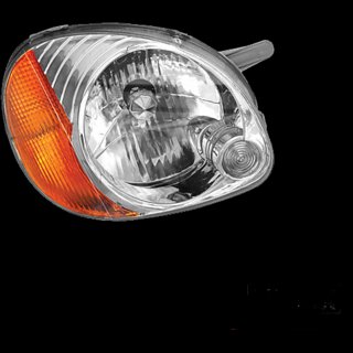 Head Light Light Assembly For Santro Old Right Driver Side  (without bulb,motor,wiring and holder)