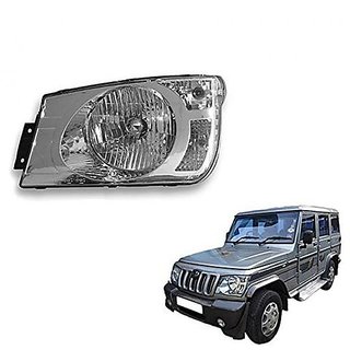 Head Light Light Assembly For Bolero Type-2 Left Passenger Side  (without bulb,motor,wiring and holder)