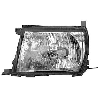 Head Light Light Assembly For QUALIS Type-2, Left Passenger Side  (without bulb,motor,wiring and holder)