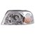 Head Light Light Assembly For Santro Xing Left Passenger Side  (without bulb,motor,wiring and holder)