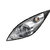 Head Light Light Assembly For BEAT Type-1 2009-2011 old,Left Passenger Side  (without bulb,motor,wiring and holder)