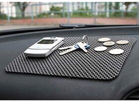 Rsn Car Dashboard Anti Slip Mat Car Dashboard Cover Universal For Car-black