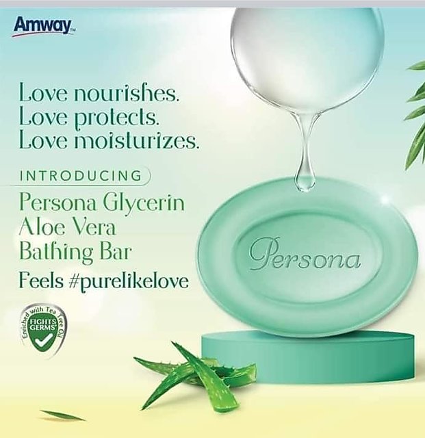 Buy Amway Pesona Glycerin Aloevera Bathing Beauty Soap 3 piece with 10  piece N95 mask Worlds No1 Glycerin Soap Best soap Online @ 399 from  ShopClues