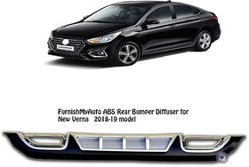 Rear Bumper Diffuser For VERNA 2017 to Present All Models And variants