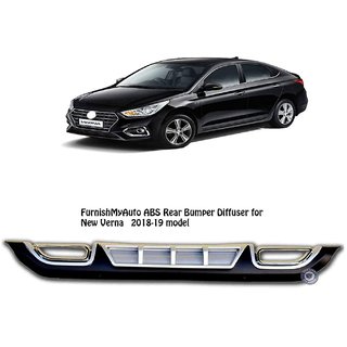 Rear Bumper Diffuser For VERNA 2017 to Present All Models And variants