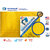 TUFFPAULIN 30FT X 21FT 150 GSM Yellow Heavy Duty Tarpaulin Tirpal Tadpatri Tharpai Thadika, UV and Water Resistant