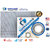 TUFFPAULIN 11FT X 5FT 150 GSM Silver Heavy Duty Tarpaulin Tirpal Tadpatri Tharpai Thadika, UV and Water Resistant