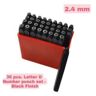 Scorpion Size 3/32 2.4MM Steel Die Metal Stamping kit Punch Tool Number Letter Alphabet Stamps Tools