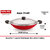 Nirlon Nonstick Cookware 4 Pieces Set Aluminum with Scratch Resistant Coating,