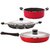 Nirlon Non-Stick Aluminium Cookware Set with Lid