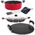 Nirlon Non-Stick 4 Piece Pots and Pans Combo Gift Set Bakelite Handle