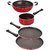 Nirlon Non-Stick Aluminium Odor Proof Kitchenware Utensil Combo Set with Bakelite Handle