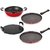 Nirlon Non-Stick Heavy Gaug Aluminium Gas Compatible  Cookware Combo Gift Set