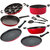 Nirlon Non-Stick Coated Kitchenware 9 Pieces Combo Set with Stainless Steel Lid, Bakelite Handle