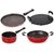 Nirlon Non-Stick Gas Compatible Cookware Combo Set, Bakelite Handle