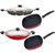 Nirlon Non-Toxic Aluminium Non-Stick Kitchenware Combo Set, AP12_AC_GP22.5_GP24
