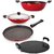 Nirlon Non-Stick Aluminium Cookware Combo Cooking Set