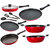 Nirlon Non Stick Aluminium Cookware combo Set for kitchen cooking -9 Pcs -2.6mm_FT13_KD13_KD14_TP_FT10_FP12_3SPN