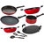 Nirlon Non-Stick Gas Compatible  Cookware Combo Set -9 Pcs