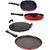 Nirlon 3 Layer Non-Stick Coated Aluminium Rust Free Cooking Utensil Combo Set 4 Piece
