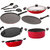 NIRLON Non-Stick 3 Layer Coating Aluminium Cookware Combo Set 9- Piece