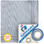 TUFFPAULIN 15FT X 18FT 200 GSM Silver Super Heavy Duty Tarpaulin Tirpal Tadpatri Tharpai UV and Water Resistant