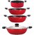 Nirlon Non-Stick 4 Piece Aluminium Kitchen Cooking Utencil Set with Bakelite Handle