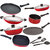 NIRLON Non Stick Aluminium BPA Free Cookware Kitchen Utensil Set - 10 Pieces