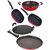 Nirlon Non-Stick Flat Bottom Gas Compatible Pots and Pans Kitchen Cooking Combo Gift Item Set