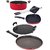 Nirlon Non-Stick Aluminium Scratch Resistance 5 Piece Kitchen Cookware, Easy to Clean