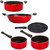 Nirlon Non-Stick Non-Induction Kitchen Cooking Item Set with Bakelite Handle