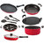 Nirlon Non-Stick Cookware Kitchen Cooking Combo Set of 9 Pieces