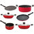 Nirlon Non-Stick Cookware Kitchen Aluminium Cooking Combo Set of 6 Pieces