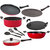 Nirlon Non Stick Aluminium Cookware Set of 9 Pieces with Bakelite Handle