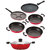Nirlon Non-Stick Coated Aluminium Kitchenware Combo Set of 6 Pieces