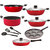 Nirlon Gas Compatible Non Stick Aluminium Cookware Set of 9 Pieces