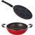 Nirlon Non-Stick Kadai and Uttapam Tawa Combo Set, 2.6mm_KD1_UP
