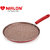Nirlon Red Stone Induction and Gas Compatible Non stick Aluminium 3 Piece Cookware Set