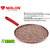 Nirlon Red Stone Induction and Gas Compatible Non stick Aluminium 3 Piece Cookware Set