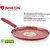Nirlon Red Velvet Induction Bottom Non stick Aluminium 3 Piece Cooking Set