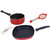 Nirlon Non-Toxic Oil Free Non Stick Cookware Gift Set of 4 Pieces with Bakelite Handle