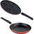 Nirlon Non-Stick Coated 2 Piece Aluminium Gas Compatible Cookware Combo Set with Bakelite Handle, 2.6mm_UP