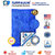TUFFPAULIN 40FT X 30FT 200 GSM Blue Super Heavy Duty Tarpaulin Tirpal Tadpatri Tharpai UV and Water Resistant