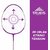 Scorpion KIA Badminton Racquet Pack of 1 (Purple)  Badminton Racket