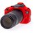 IJJA  Canon 1200D Slicone Camera Case cover (Red)