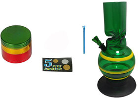 Farman Handicrafts 8 Inch Acrylic Bong Smoking Water Pipe 8AB02 (Pack of 1)