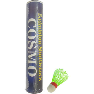 Scorpion Nylon Shuttlecock, Pack of 10 Shuttle Cock Indoor Outdoor Sports High Speed Advanced Cosmo Nylon Shuttlecocks