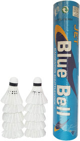 Scorpion Feather Shuttlecock, Pack of 10  Feather Shuttle Cock  Feather Shuttlecocks  Blue Bell Shuttlecock