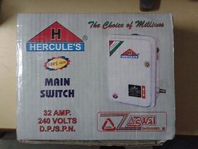 HERCULUS MAIN SWITCH 32AMP pack of 1