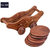 Handcrafted Wooden Trolly Coasters with 6 Coasters and Coaster Holder (Rosewood)